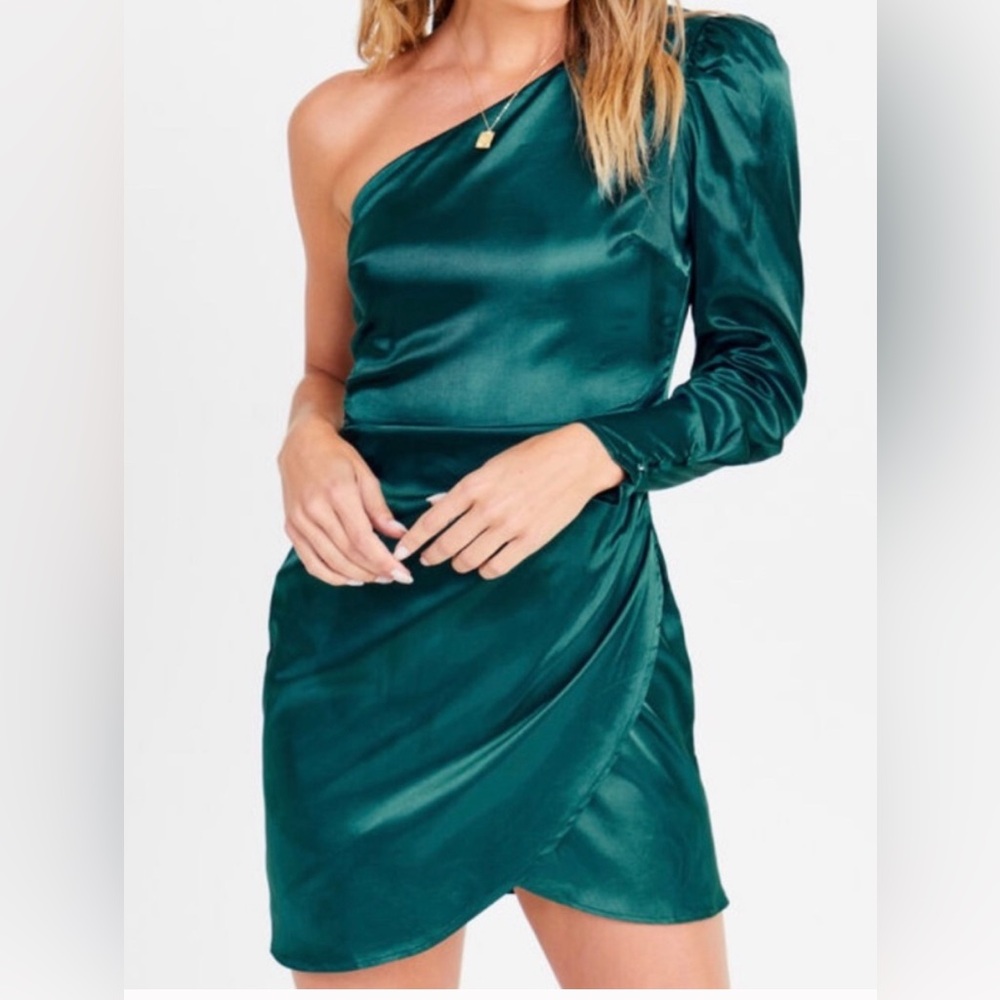 Altar'd State forest green dress